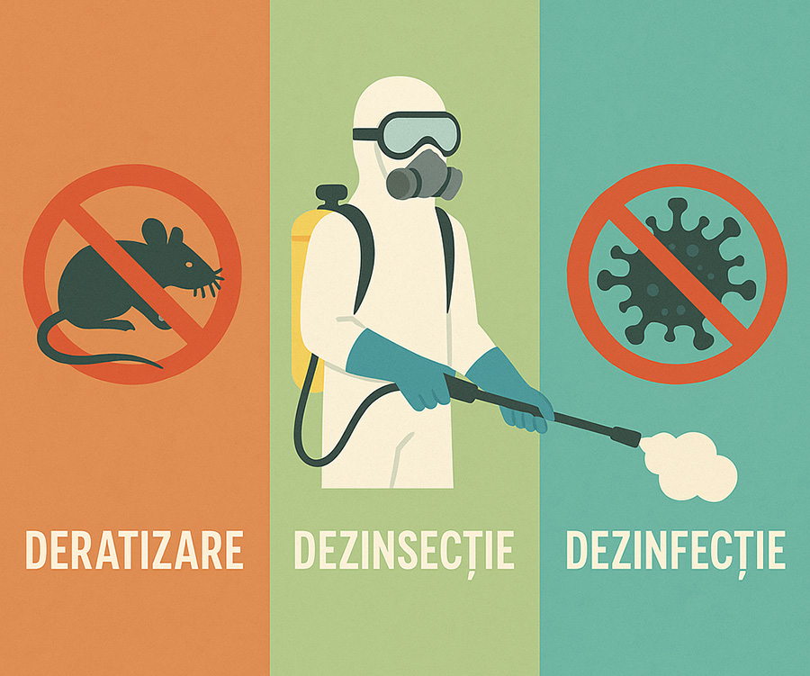 Servicii deratizare, dezinfecție, dezinsecție - Gospodăria Ștefănești